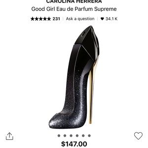 PRICE FIRM-Good Girl Eau de Parfum Suprême 2.7oz,brand new,no box,never sprayed.